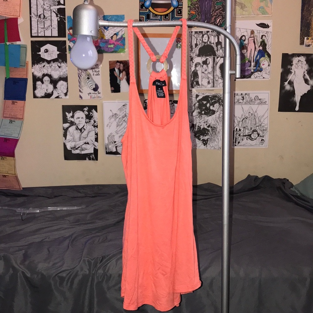 Pastel pink tank top